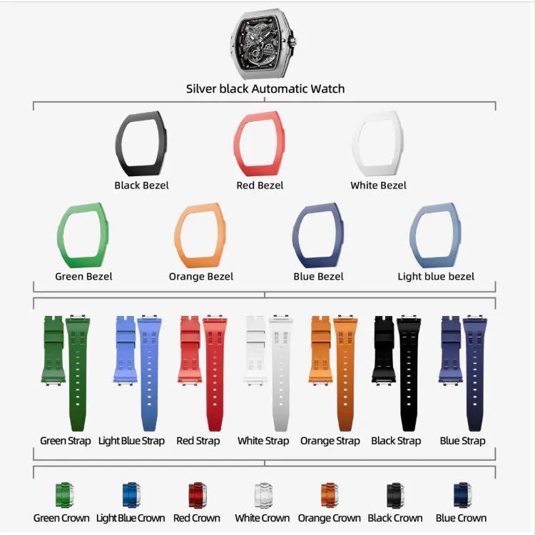 Automatic Watch ( 7 in 1 ) Combo